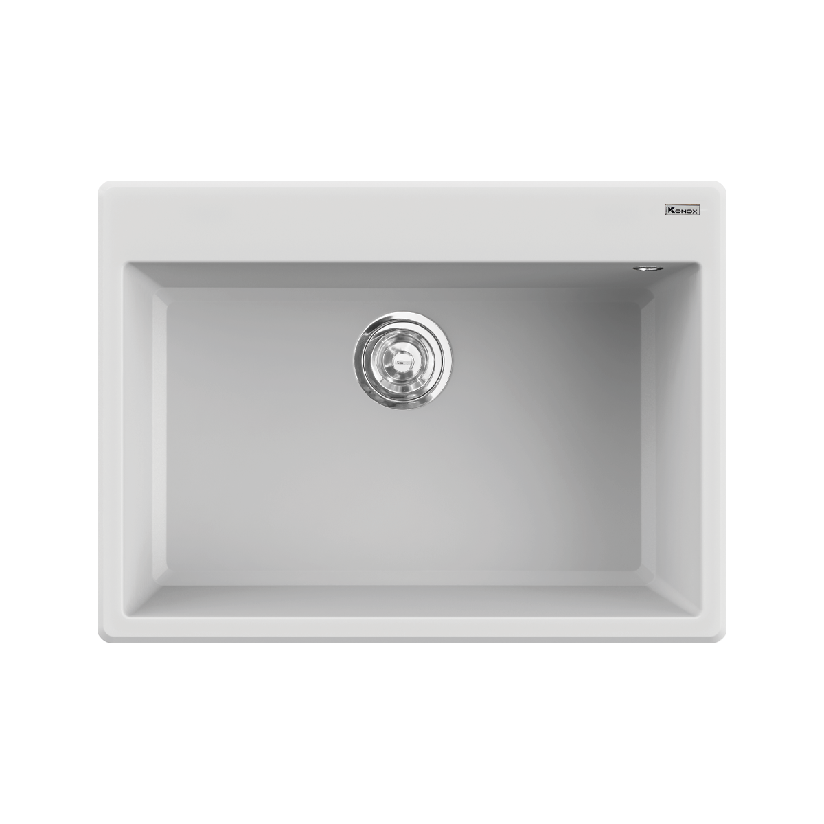 Chậu rửa bát đá Ruvita 680 White Silver
